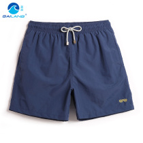 Cover wave three-point loose beach pants mens loose quick-drying solid color sports shorts with lined swimming trunks