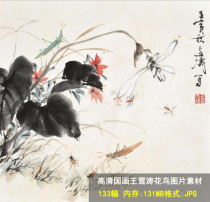g3 HD Chinese painting Wang Xuetao flower and bird works picture electronic version of reference copy material 133 pictures 3
