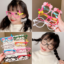 Cute Cartoon Accessories Childrens Eyes Frames Girl Boy Little Girl No Lens Glasses Baby Boomer Fashion Frame