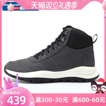 Timberland Tim Bai Lan mens shoes official black outdoor high-top Martin boots winter new warm sneakers
