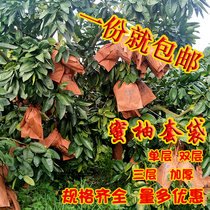 (Factory shop)Grapefruit pomelo bagging insect-proof bird-proof red meat Three red horse grapefruit precocious fruit special bag