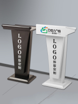 Conference desk podium speech desk simple modern shopping guide reception desk welcome desk white restaurant small