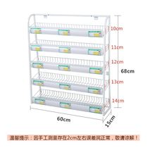 Bar table chewing gum cabinet maternal and child pharmacy multi-storey pharmacy rack cash register next to small shelf food rack vertical