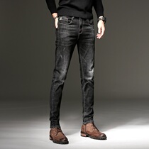  Autumn jeans mens 2020 new trend all-match loose casual handsome slim straight pants long pants