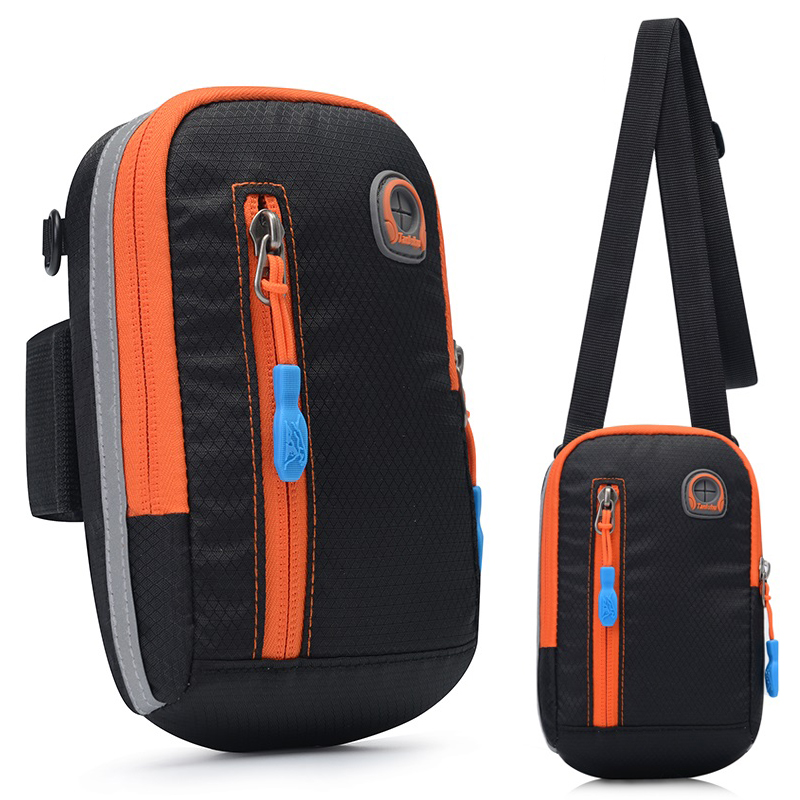 Running Mobile Arm Bag for Men and Women Sports Equipment Arm Bag with 6.0 inch Mobile Hand Bag Wrist Arm Bag with Arm Bag