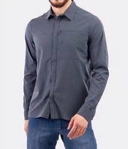 Bird light slim slim quick-drying long-sleeved shirt shirt shirt moisture wicking invisible button modern simple fashion style