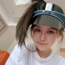 D family Jiang Qinqin tong-ins Han version of old flowers empto top sun glasses hat female summer sun protection against UV light