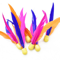 20 three-hair ball plastic head High elastic table tennis badminton ball Children shuttlecock ball Badminton board badminton ball racket ball Resistant board badminton ball