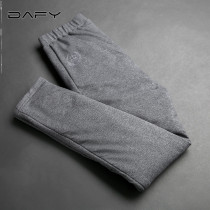 Light luxury brand winter inside and outside puncture embroidered stretch 90 white goose down down pants mens casual outdoor running sports pants