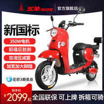 Wuyang electric car new national standard electric bicycle Little Turtle King 48V battery car take-out Lithium electric car