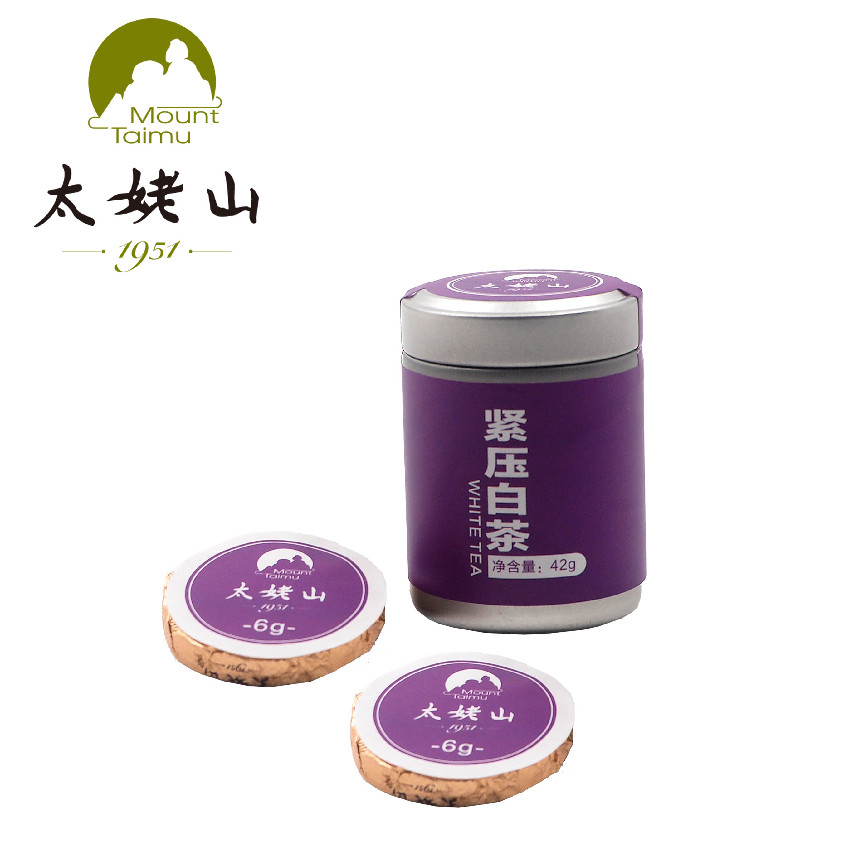 Taimu Mountain Tea Fuding White Tea Alpine Old Shoumei Office Travel Pack 42g Canned