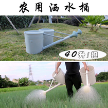 Plastic sprinkler bucket sprinkling kettle agricultural large capacity sprinkling fertilizer watering vegetables watering vegetables farmers