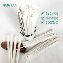 Ogilvy disposable coffee mixing Rod wooden coffee mixing rod 14cm 500 AMY7401