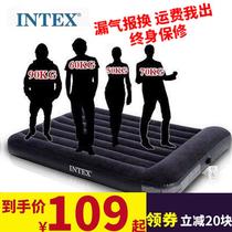 intex filling air bed portable air cushion bed linen for double thickening home outdoor inflatable bed cushion