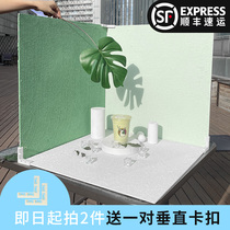 ins wind photo props Cement background board shooting photography pendulum background wall ornaments Nail art food production decoration Dessert decoration Photography net red retro black cake white jewelry