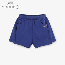 English Daughter Baby Summer Shorts Children Pure Cotton Summer Clothing Easy 100 lap comfort pants YRKEJ21158A01