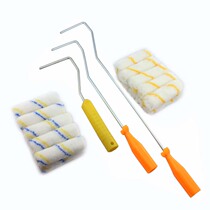 Small paint brush thumb roller brush tool set 4 inch roller brush Latex paint paint roller brush extended wall brush