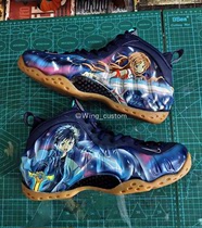  (Customer appreciation)Bubble sneakers custom Sword Art Online Black Swordsman Kirito DIY hand-painted custom sneakers