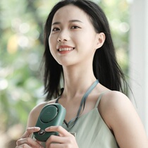 Gold Lazy Guy Hanging neck fan usb Charging Mini Desktop Vigorous Neck Neck small cute carry-on electric fan