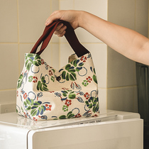 GOING HOME waterproof Bento bag hand-held storage dining bag office workers large insulated water Cup lunch box bag