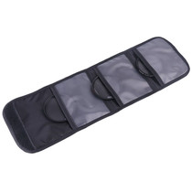 Three-piece filter cloth bag SLR filter storage bag Three-piece filter mirror bag square insert storage bag