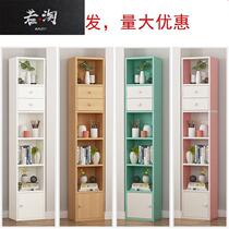 Simple Bookshelf Floor Living Room Bedroom Office Shelving childrens bookcase Baby narrow slit containing plotter shelf