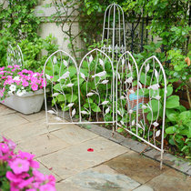 Muzi garden European style wrought iron small fence fence fence flower frame Enclosure Garden pastoral partition