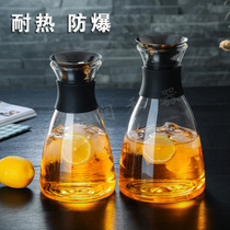 Tianrunhe device large-capacity thickened glass cold kettle heat-resistant explosion-proof juice pot household cold kettle water utensils