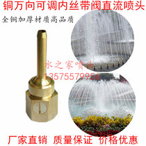 4 minutes 6 minutes 1 inch inner wire with valve DC nozzle with switch universal direct nozzle waterscape landscape gardening Fountain