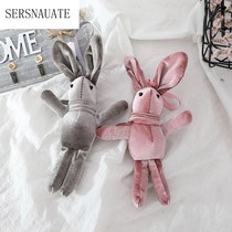 Net red rabbit doll with hand gift birthday gift box decoration gift box ins style doll wish