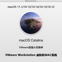 VMware Workstation installation Black Apple virtual machine VMware installation-free Mac system image package