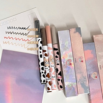 flortte flower loalia good fine horizontal silkworm pens Milk Series Eyeline Liquid Pen Waterproof Colored Gel Pen Juku