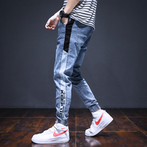 Guangzhou Xintang Town Jeans Mens Summer Thin style Chauffo Pants Mens Pants Mens Spring Autumn Men 90% Casual Pants