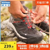 Decathlon flagship store Childrens hiking shoes Boys and girls outdoor non-slip waterproof hiking shoes Sports shoes KIDD