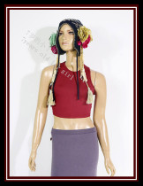 Yoga belly dance jacket new launch elastic cotton sports vest sleeveless