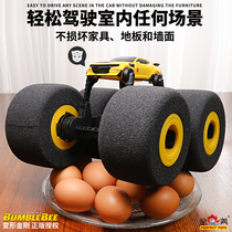 Dumping remote control car stunt off-road vehicle super large sponge wheel bumblebee four-wheel drive climbing car childrens toys 3 boys 9
