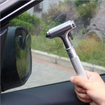 Car multi-function safety hammer metal car window breaker car car emergency rescue hammer rope cutter