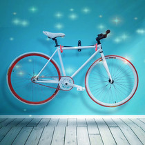 Mountain bike wall adhesive hook bicycle wall fixed double adhesive hook rack indoor display movable order frame