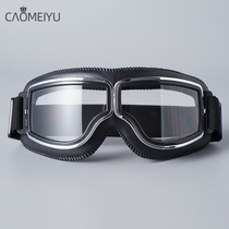 22 New Vintage Windproof Flying Desert Bike Vintage Khale Glasses Goggles Men Riding Wind Glasses Anti-Fog Women Ski
