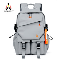 Backpack Mens Double Shoulder Bag Large Capacity Casual Trend Sports Computer Boys Junior High School High School College Students Travel Bag