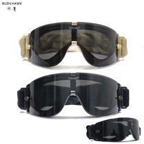 Outdoor Desert Tactical goggles CS glasses goggles military fans wind-proof anti-fog dust-proof anti-drop equipment wind mirror