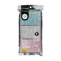 Xiaoyu Youyou kitchen degreasing decontamination sponge wipe cleaning cloth Household cleaning block Brush bowl brush pot Durable magic wipe