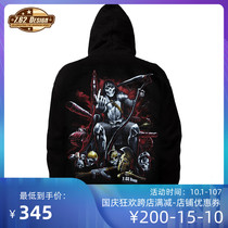 United States 7 62design personality design thick hooded sweater jumper early spring warm military style 14503
