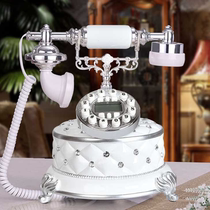 European-style telecom fixed phone seat antique retro card wireless landline home antique creative fashion old-fashioned