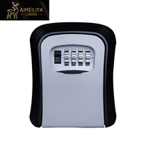 Decoration password key box Cats eye fixed password box B & B wall-mounted password key box installation-free hook type
