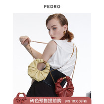 PEDRO mini nevatuo bag womens bag wrinkled cross body can be sung bag lipstick PW2-36390009