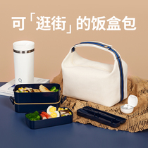 Lunch Box Hand bag Bento Insulation Aluminum Foil Thickened with rice bag Office worker Simple Bag Small Dining Bag Rice Bag Lunch