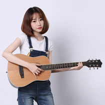  (Musical instrument flagship store) (Send original package)Rosewood veneer travel guitar 36 inch beginner acoustic guitar female