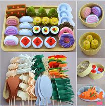 Kindergarten gourmet area material steamer doll home simulation food operation material childrens toy model steamed buns Steamed