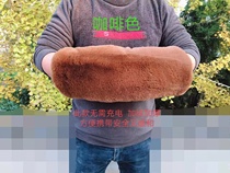 Middle-aged and elderly people thicken winter warm sleeve hand cover warm hand warmers plush hand cover fashion intervention